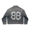 Crypto Large Fit Jacke „Hellblau“ 750983TNW654036
