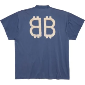 Crypto Oversize-T-Shirt „Blue“ 739028TOVU64108