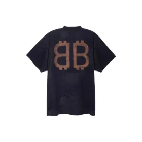Crypto-T-Shirt, Oversize „Black Faded“ 739028TOVN81055