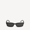 Daily Sonnenbrille in rechteckiger Form, schwarz