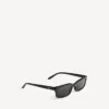 Daily Sonnenbrille in rechteckiger Form, schwarz