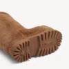 Damen-Anhänger/Schlüsselanhänger „Mini Alaska Stiefel“ in Noce