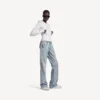 Damen-City-Hose mit geradem Schnitt in Hellblau Damen-City-Hose mit geradem Schnitt in Hellblau