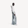 Damen-City-Hose mit geradem Schnitt in Hellblau Damen-City-Hose mit geradem Schnitt in Hellblau
