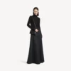 Damen-Geldbörse in Hourglass-Form mit Kette in Schwarz Damen-Geldbörse in Hourglass-Form mit Kette in Schwarz