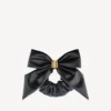 Damen-Haargummi „Clemence XL“ in Schwarz/Gold