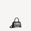 Damen-Handtasche „Hourglass“ XS in Schwarz Damen-Handtasche „Hourglass“ XS in Schwarz