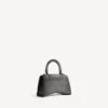 Damen-Handtasche „Hourglass“ XS in Storm Grey