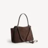 Damen-Handtasche „Rodeo“ in mittelgroßer Ausführung in Hell-Espresso Damen-Handtasche „Rodeo“ in mittelgroßer Ausführung in Hell-Espresso