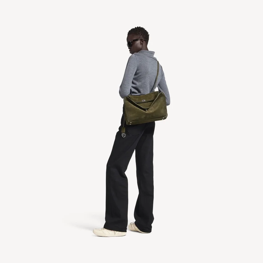 Damen-Handtasche „Rodeo“ in Mittelgröße, Farbe Khaki Damen-Handtasche „Rodeo“ in Mittelgröße, Farbe Khaki