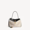 Damen-Handtasche „Rodeo“ klein in Beige/Schwarz Damen-Handtasche „Rodeo“ klein in Beige/Schwarz