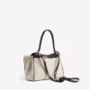 Damen-Handtasche „Rodeo“ klein in Beige/Schwarz Damen-Handtasche „Rodeo“ klein in Beige/Schwarz