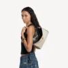 Damen-Handtasche „Rodeo“ klein in Beige/Schwarz Damen-Handtasche „Rodeo“ klein in Beige/Schwarz