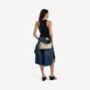 Damen-Handtasche „Rodeo“ klein in Beige/Schwarz Damen-Handtasche „Rodeo“ klein in Beige/Schwarz