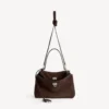 Damen-Handtasche „Rodeo“ klein in Hell-Espresso