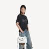 Damen-Handtasche „Rodeo“ klein in Optikweiß Damen-Handtasche „Rodeo“ klein in Optikweiß