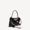 Damen-Handtasche „Rodeo“ klein mit Anhängern in Schwarz