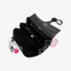 Damen-Handtasche „Rodeo“ klein mit Anhängern in Schwarz