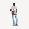 Damen-Handtasche „Rodeo“ Mini in hellbraunem Cowboy-Look