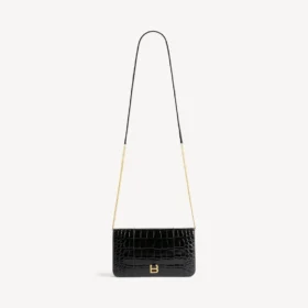 Damen-Handytasche in Hourglass-Form in Schwarz