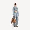 Damen-Hobo-Tasche „Le City“ in Mittelgröße, Farbe Camel