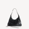 Damen-Hobo-Tasche „Le City“ in Schwarz, mittelgroß