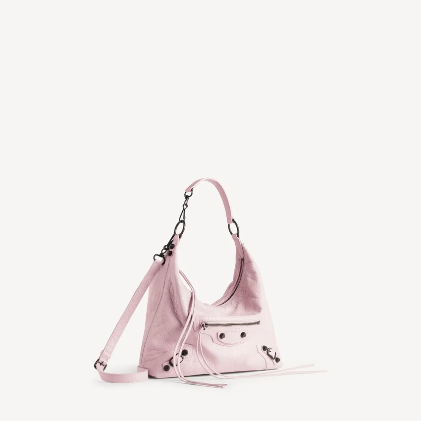 Damen-Hobo-Tasche „Le City“ klein in Petal Pink Damen-Hobo-Tasche „Le City“ klein in Petal Pink