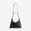 Damen-Hobo-Tasche „Le City“ klein in Schwarz
