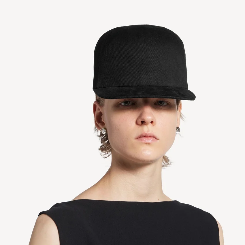 Damen-Kappe in Schwarz Damen-Kappe in Schwarz