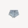 Damen-Minishorts in Bleach Light Blue Damen-Minishorts in Bleach Light Blue