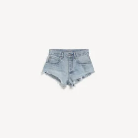 Damen-Minishorts in Bleach Light Blue