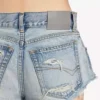 Damen-Minishorts in Bleach Light Blue Damen-Minishorts in Bleach Light Blue