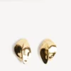 Damen-Ohrringe „Bloom XS“ in glänzendem Gold