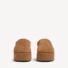 Damen-Pantolette „Alaska Soft“ mit Plateau in Braun/Weiß