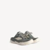 Damen-Pantoletten „Hamptons“ aus Denim in Blau/Creme Damen-Pantoletten „Hamptons“ aus Denim in Blau/Creme
