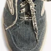 Damen-Pantoletten „Hamptons“ aus Denim in Blau/Creme Damen-Pantoletten „Hamptons“ aus Denim in Blau/Creme