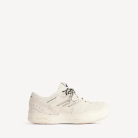 Damen-Plateausneaker „Hamptons“ aus Wildleder in Beige/Schwarz