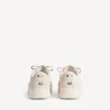 Damen-Plateausneaker „Hamptons“ aus Wildleder in Beige/Schwarz