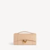 Damen-Pochette in Hourglass-Form mit Kette in Nude