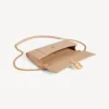 Damen-Pochette in Hourglass-Form mit Kette in Nude