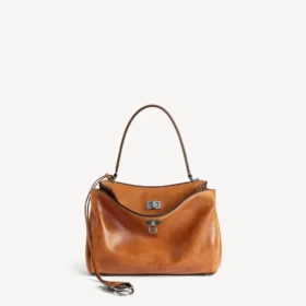 Damen-Rodeo-Handtasche, klein, in hellbraunem Cowboy-Look