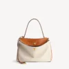 Damen-Rodeo-Handtasche, mittelgroß, in Beige/Hellbraun im Cowboy-Stil