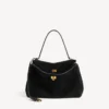 Damen-Rodeo-Handtasche, mittelgroß, in Schwarz