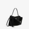Damen-Rodeo-Handtasche, mittelgroß, in Schwarz