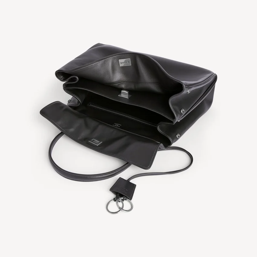 Damen-Rodeo-Handtasche, mittelgroß, in Schwarz Damen-Rodeo-Handtasche, mittelgroß, in Schwarz