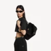 Damen-Rodeo-Handtasche, mittelgroß, in Schwarz