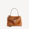 Damen-Rodeo-Handtasche, mittelgroß, in Tan Cowboy