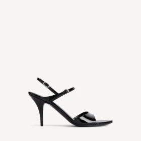 Damen-Sandale „Avenue Bow“ in Schwarz/Silber