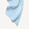 Damen-Schal in Babyblau, gewaschen und im Crayon-Look