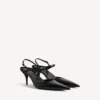 Damen-Slingback „Avenue Bow“ in Schwarz/Silber